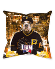 'Pittsburgh Pawrates' Personalized Pet Throw Pillow