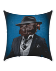 'The Mobster' Personalized Pet Throw Pillow