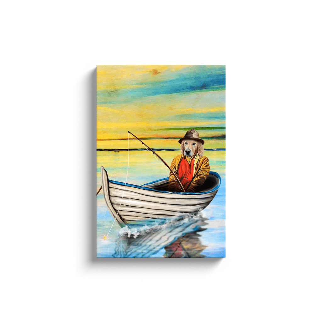 'The Fisherman' Personalized Pet Canvas