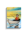 'The Fisherman' Personalized Pet Canvas