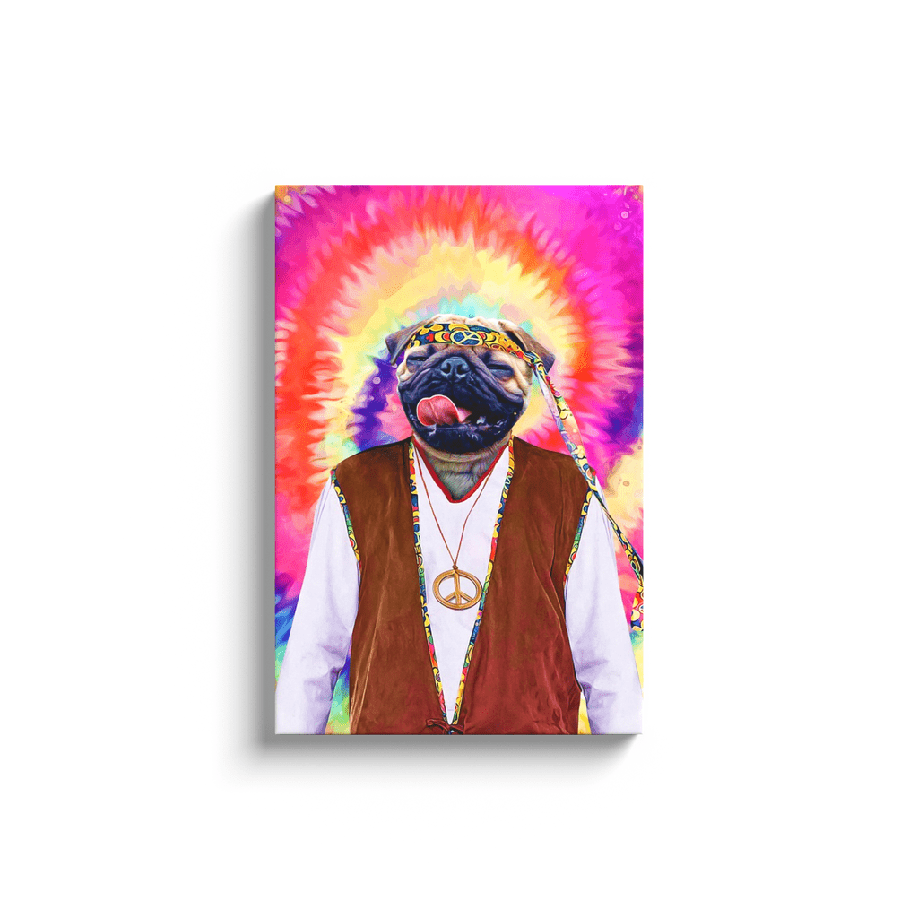 &#39;The Hippie (Male)&#39; Personalized Canvas