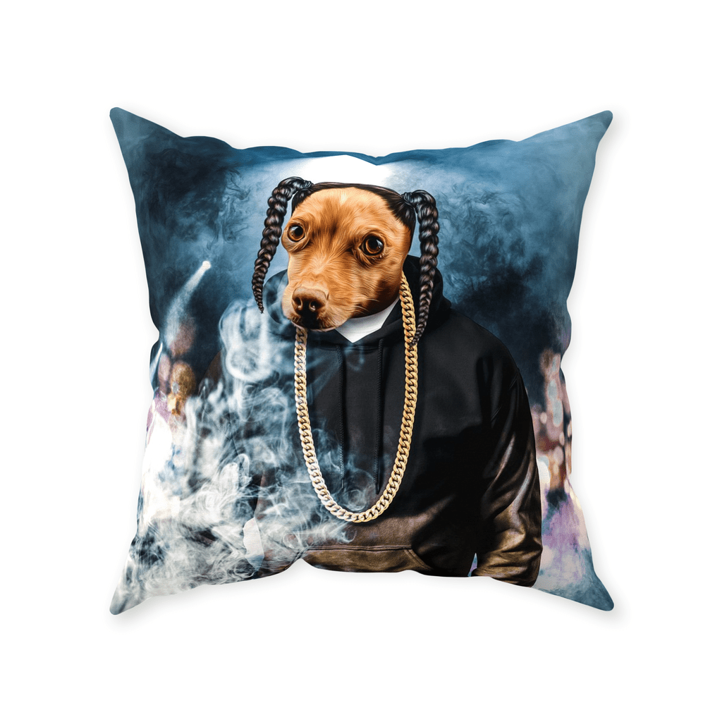 &#39;D.O. Double G&#39; Personalized Pet Throw Pillow