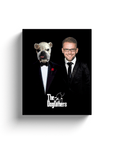 'The Dogfathers' Personalized Pet/Human Canvas