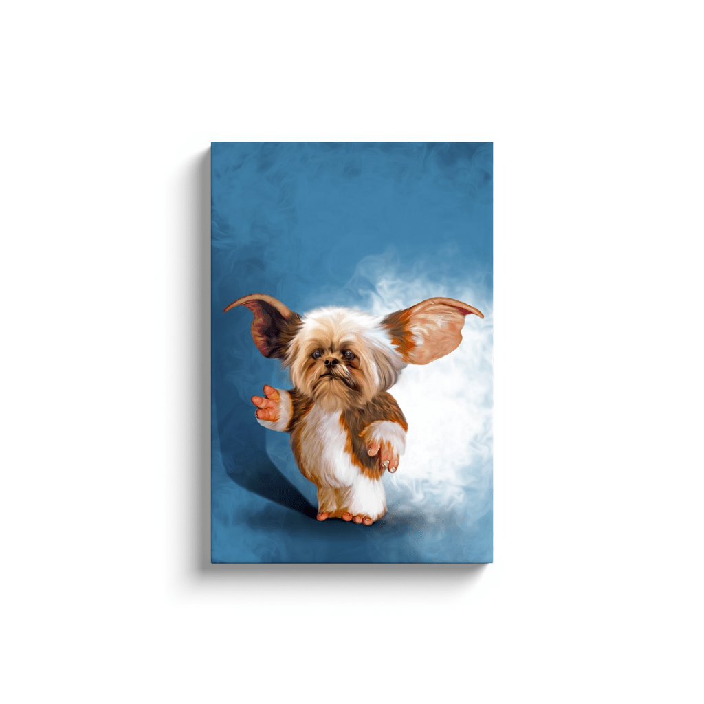 &#39;Gizmo Doggo&#39; Personalized Pet Canvas
