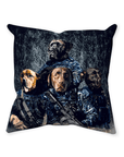 'The Navy Veterans' Personalized 4 Pet Throw Pillow