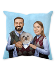 'Step Doggo/Humans' Personalized Throw Pillow
