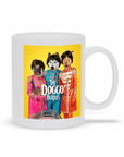 'The Doggo Beatles' Personalized 3 Pet Mug