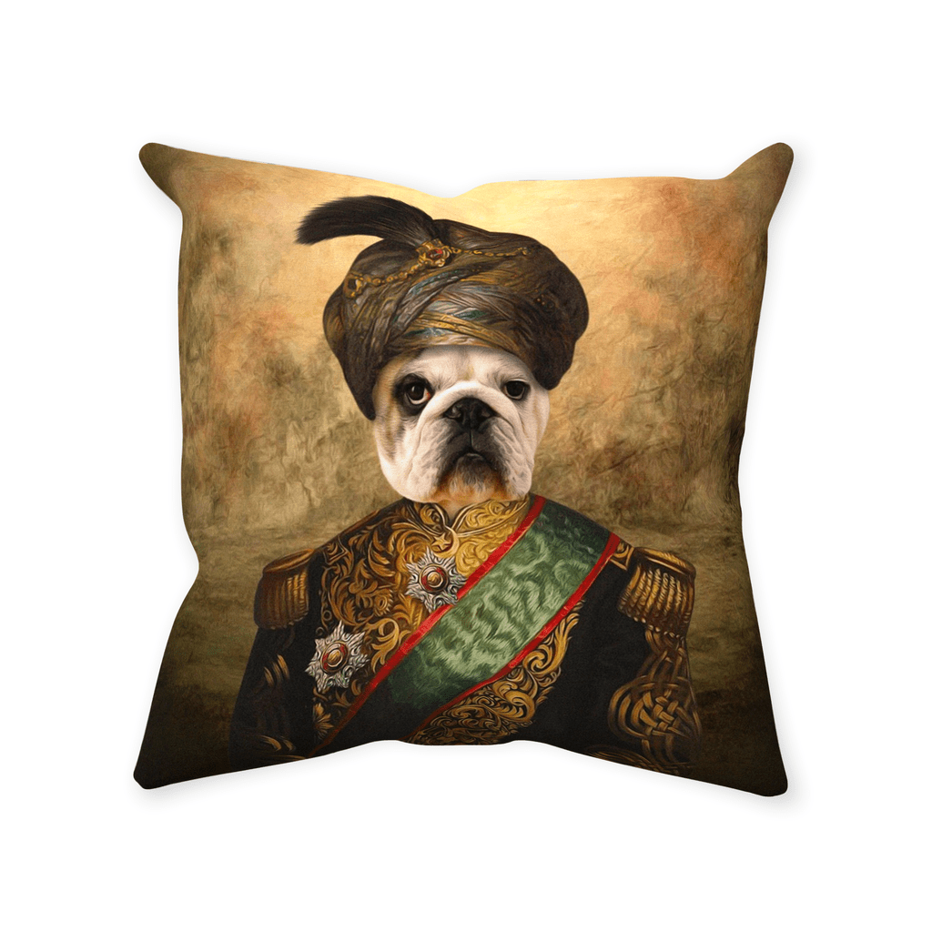 &#39;The Sultan&#39; Personalized Pet Throw Pillow
