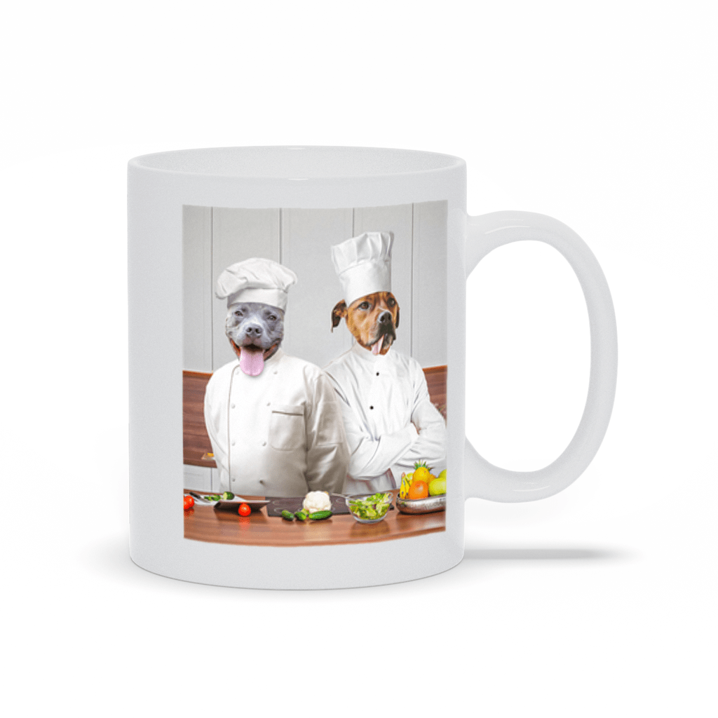 &#39;The Chefs&#39; Personalized 2 Pet Mug