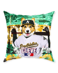 'Oakland Pawthletics' Personalized Pet Throw Pillow