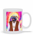 'The Hippie (Male)' Personalized Pet Mug