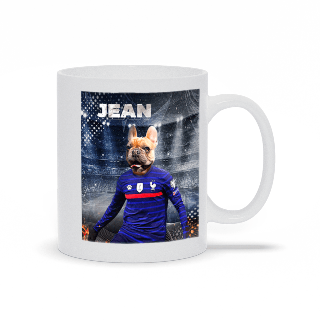 &#39;France Doggos Soccer&#39; Personalized Pet Mug