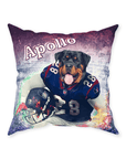 'Houston Doggos' Personalized Pet Throw Pillow