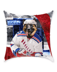 'New York Doggers' Personalized Pet Throw Pillow