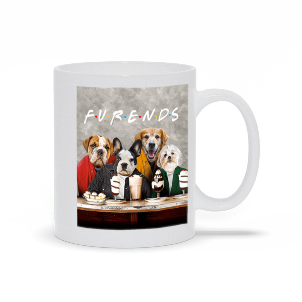 &#39;Furends&#39; Personalized 4 Pet Mug