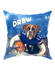 'Florida Doggos College Football' Personalized Pet Throw Pillow