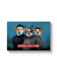 'Trailer Park Dogs 3' Personalized 3 Pet Canvas