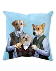 'Step Doggos' Personalized 3 Pet Throw Pillow