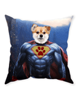 'The Superdog' Personalized Pet Throw Pillow