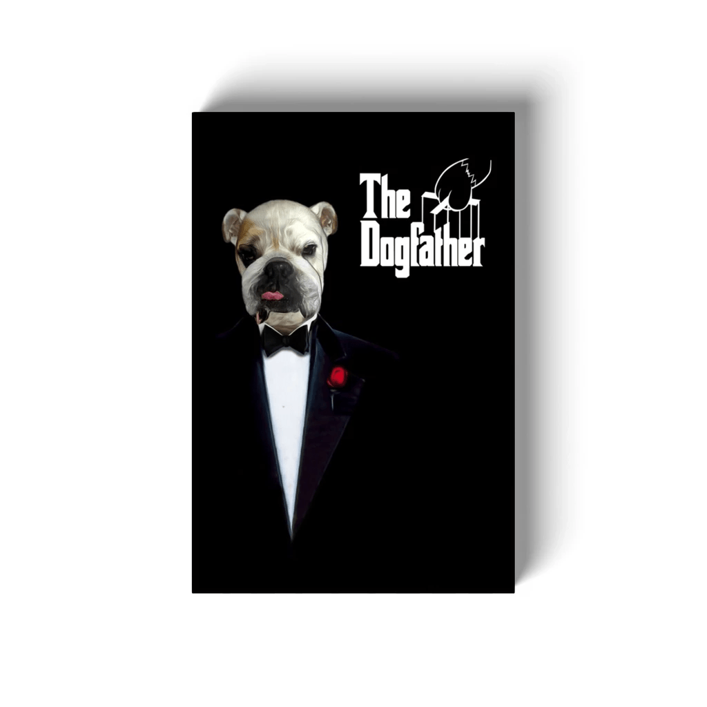 The Dogfather: lienzo personalizado para mascotas