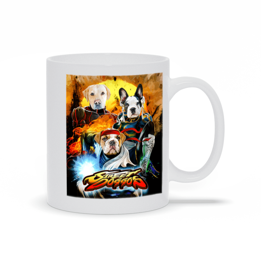&#39;Street Doggos&#39; Personalized 3 Pet Mug