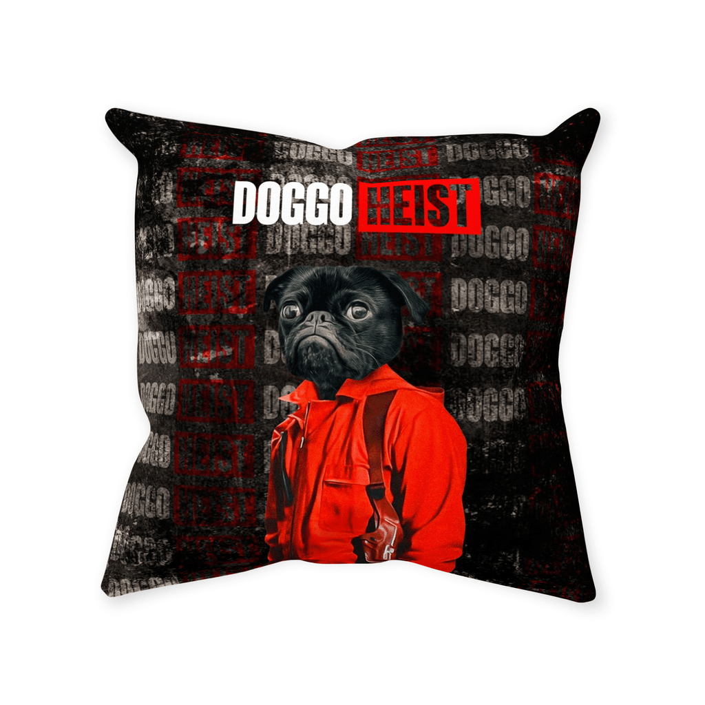 &#39;Doggo Heist 2&#39; Personalized Pet Throw Pillow