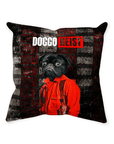 'Doggo Heist 2' Personalized Pet Throw Pillow