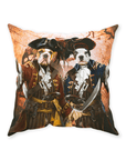 'The Pirates' Personalized 2 Pet Throw Pillow
