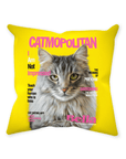 'Catmopolitan' Personalized Pet Throw Pillow