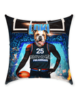 'Philadoggos 76ers' Personalized Pet Throw Pillow