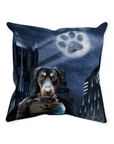 'The Batdog' Personalized Pet Throw Pillow