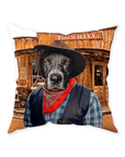 'The Cowboy' Personalized Pet Throw Pillow