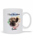 'I Love You' Custom Pet Mom Mug