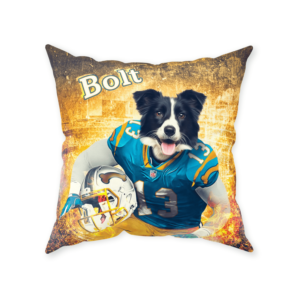 &#39;San Diego Doggos&#39; Personalized Pet Throw Pillow