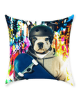 'The Skateboarder' Personalized Pet Throw Pillow