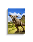 'Pawasaurus Rex' Personalized Pet Canvas