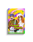 'The Fresh Pooch' Personalized 2 Pet Canvas