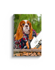 'Lumberwoman' Personalized Pet Canvas