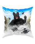 'Kong-Dogg' Personalized Pet Throw Pillow
