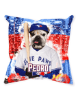 'Toronto Blue Doggs' Personalized Pet Throw Pillow