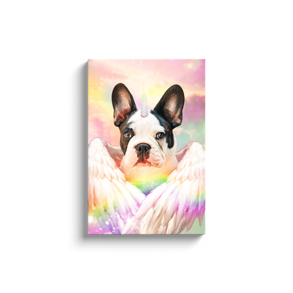 &#39;The Unicorn&#39; Personalized Pet Canvas