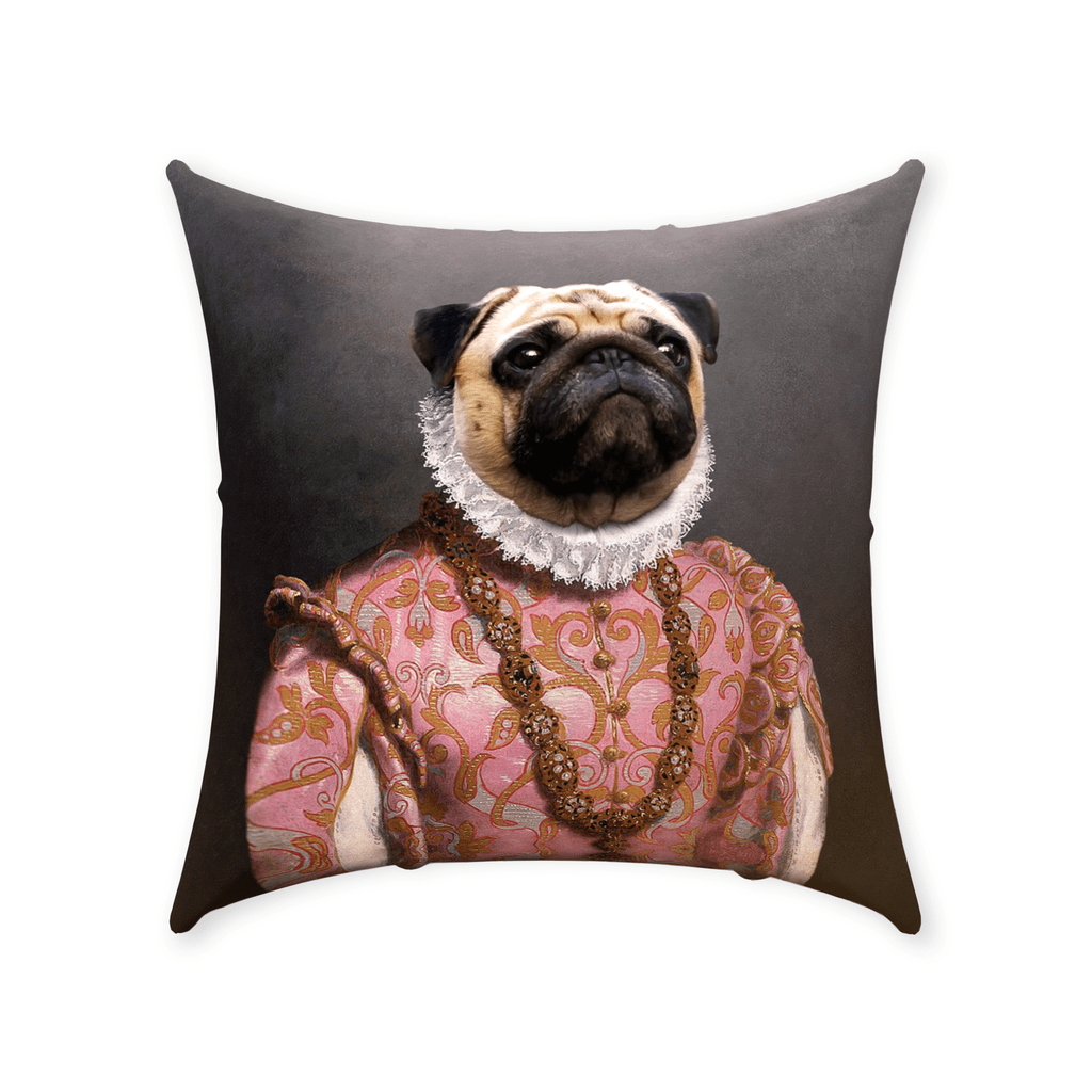 &#39;The Archduchess&#39; Personalized Pet Throw Pillow