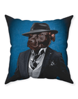 'The Mobster' Personalized Pet Throw Pillow