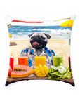 'The Beach Dog' Personalized Pet Throw Pillow