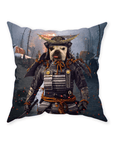 'The Samurai' Personalized Pet Throw Pillow