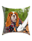 'Lumberwoman' Personalized Pet Throw Pillow