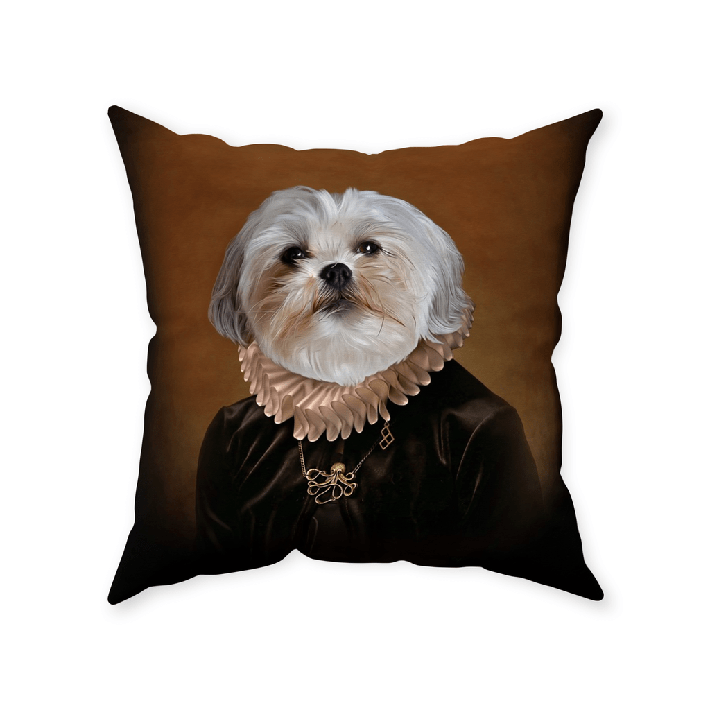&#39;The Duchess&#39; Personalized Pet Throw Pillow