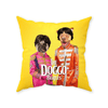 'The Doggo Beatles' Personalized 2 Pet Throw Pillow