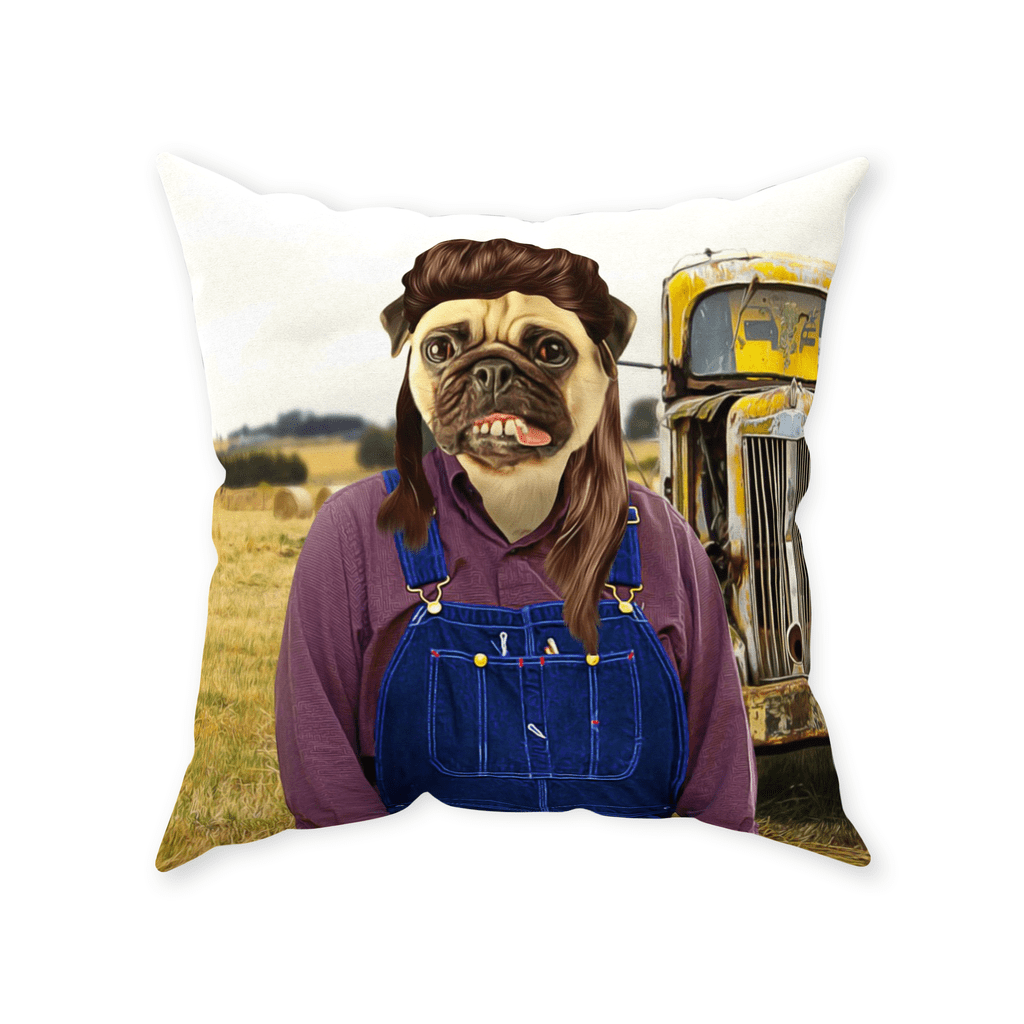 &#39;Hillbilly&#39; Personalized Pet Throw Pillow
