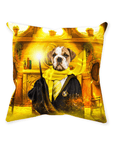 'Harry Dogger (Wooflepuff)' Personalized Pet Throw Pillow